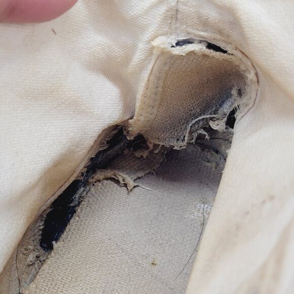 THRASHED Converse Chuck Taylor All Star Vintage 60’s 70s Blue Label USA 10 READ - Picture 13 of 16